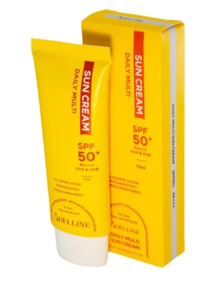 Adelline Крем солнцезащитный SPF50+, крем, 70 мл, 1 шт.