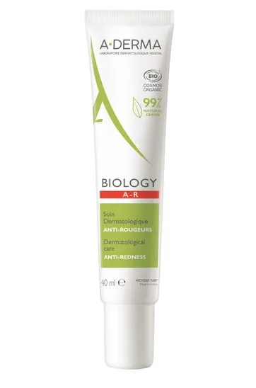 A-Derma Biology Флюид для кожи лица и шеи, флюид, для хрупкой кожи, склонной к покраснениям, 40 мл, 1 шт.