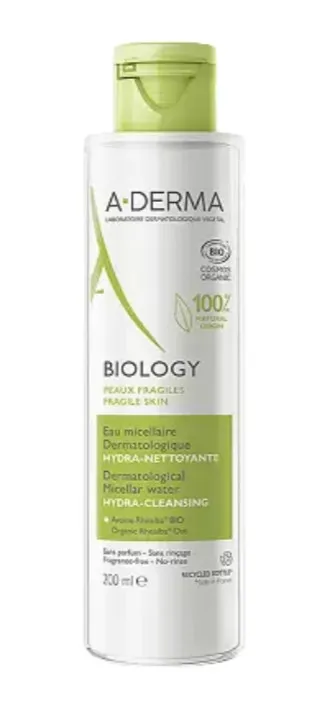 A-Derma Biology Вода мицеллярная, мицеллярная вода, для хрупкой кожи, 200 мл, 1 шт.