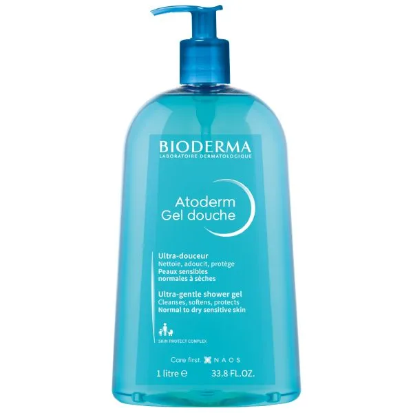 Bioderma Atoderm Гель для душа, гель для душа, для нормальной и атопичной кожи, 1 л, 1 шт.