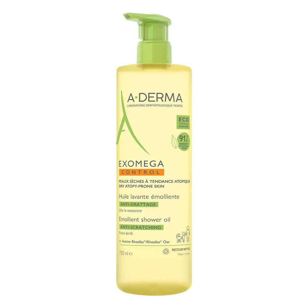 A-Derma Exomega Control Масло смягчающее, масло для душа, 750 мл, 1 шт.