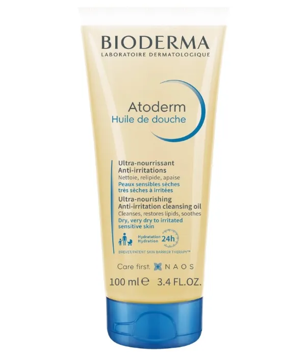 Bioderma Atoderm Масло для душа, масло для душа, для сухой чувствительной и атопичной кожи лица и тела, 100 мл, 1 шт.