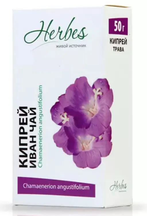 Herbes Кипрей (Иван-чай) трава, чайный напиток, 50 г, 1 шт.