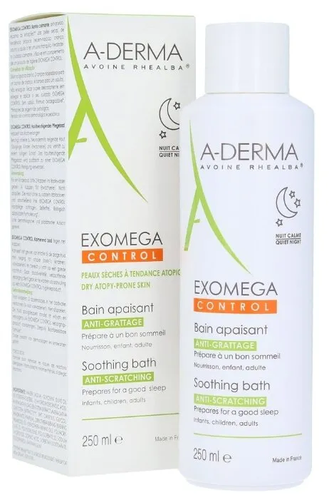 A-Derma Exomega Средство смягчающее для принятия ванны, средство для ванны, для сухой кожи, 250 мл, 1 шт.