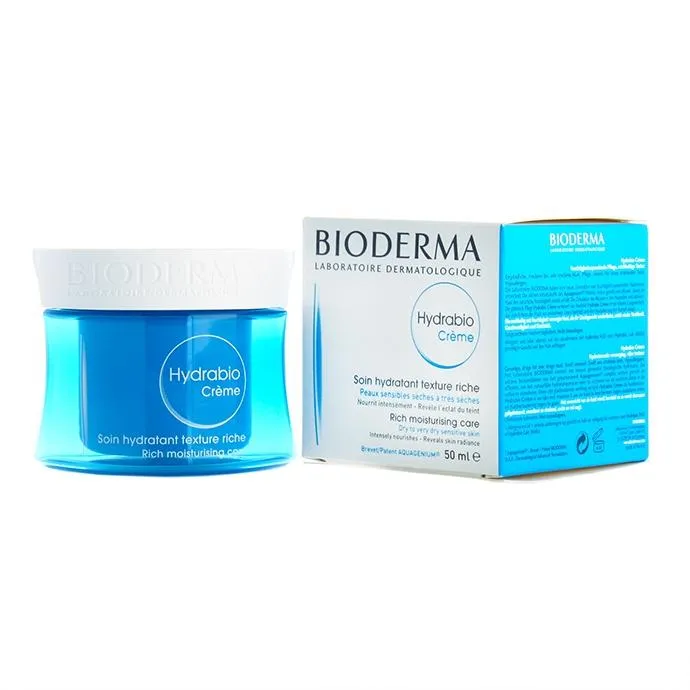 Bioderma Hydrabio Крем, крем для лица, для обезвоженной нормальной и сухой чувствительной кожи, 50 мл, 1 шт.