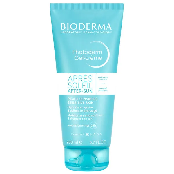 Bioderma Photoderm Гель-крем после солнца, гель-крем, для чувствительной и обезвоженной кожи, 200 мл, 1 шт.