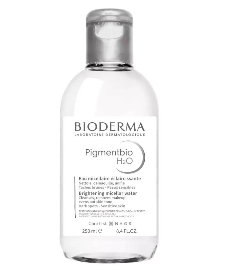 Bioderma Pigmentbio очищающая мицеллярная вода Н2О, мицеллярная вода, осветляющая, 250 мл, 1 шт.