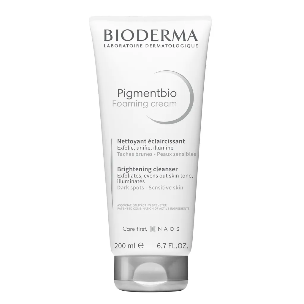 Bioderma Pigmentbio Крем осветляющий и очищающий, крем, для чувствительной кожи с гиперпигментацией, 200 мл, 1 шт.