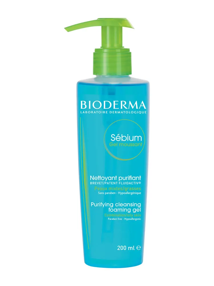 Bioderma Sebium Гель очищающий, гель для умывания, 200 мл, 1 шт.