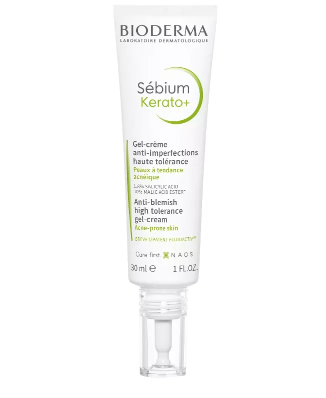 Bioderma Sebium Kerato+ Гель-крем для лица, крем для лица, 30 мл, 1 шт.