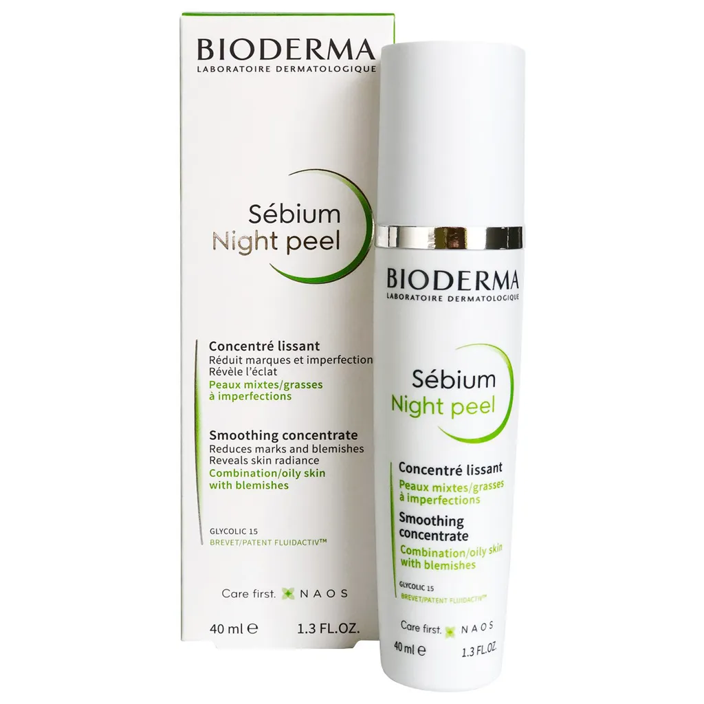 Bioderma Sebium Ночной пилинг для лица, 40 мл, 1 шт.