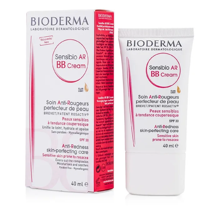 Bioderma Sensibio AR ВВ-крем, крем для лица, 40 мл, 1 шт.