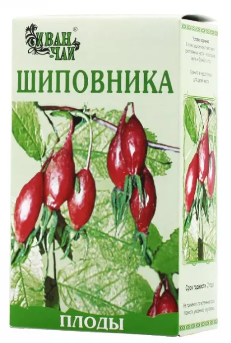 Шиповника плоды, лекарственное растительное сырье, 50 г, 1 шт., Иван-Чай