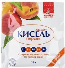 Джели Кисель без сахара, кисель, персик, 25 г, 1 шт.