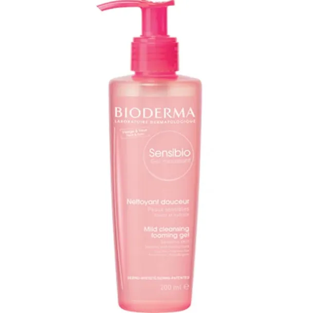 Bioderma Sensibio Гель для умывания, гель для умывания, 200 мл, 1 шт.