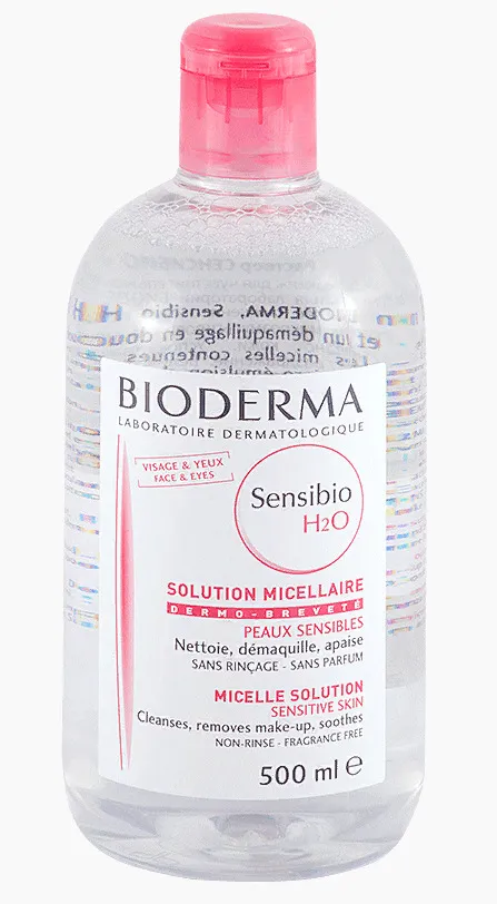 Bioderma Sensibio H2O Мицеллярная вода, мицеллярная вода, флакон, для чувствительной кожи, 500 мл, 1 шт.