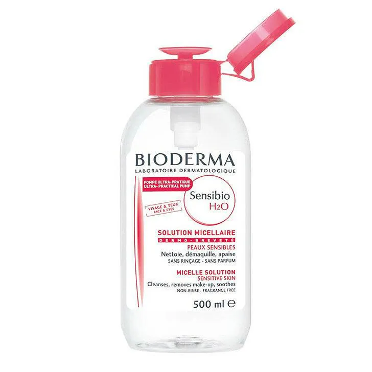 Bioderma Sensibio H2O Мицеллярная вода, мицеллярная вода, флакон с дозатором, для чувствительной кожи, 500 мл, 1 шт.