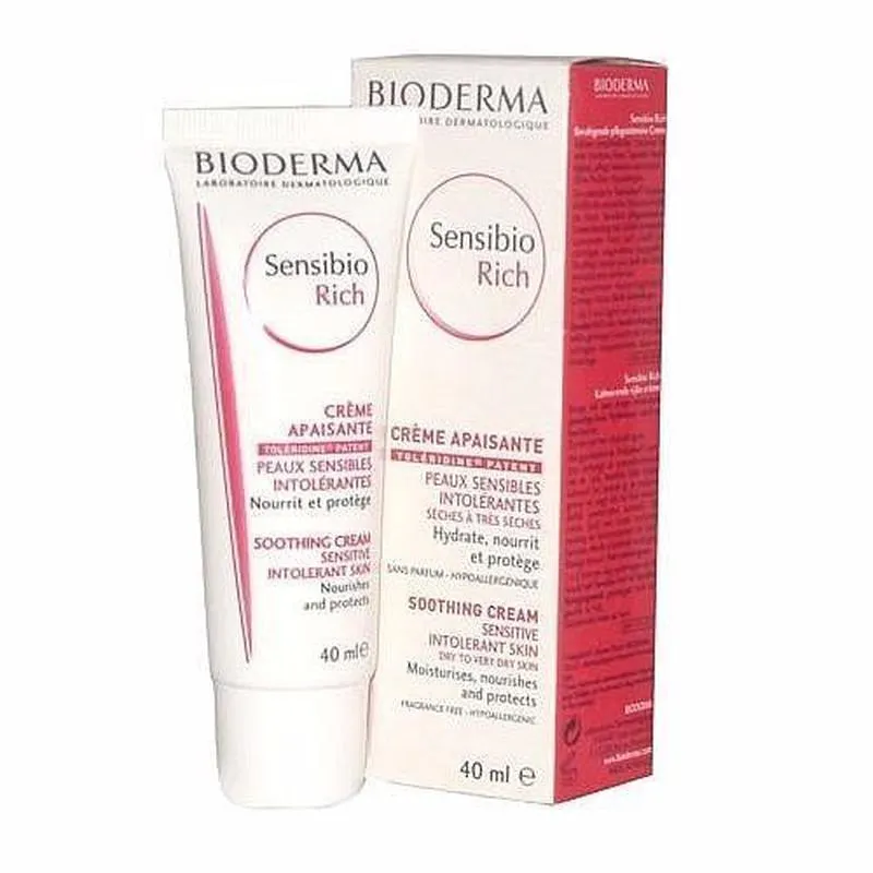 Bioderma Sensibio Rich Крем, крем для лица, 40 мл, 1 шт.