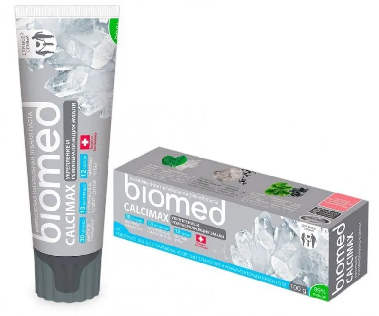 Biomed Calcimax паста зубная, паста зубная, 100 г, 1 шт.