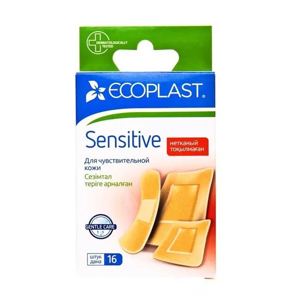 Ecoplast Набор пластырей Sensitive, пластырь, 16 шт.