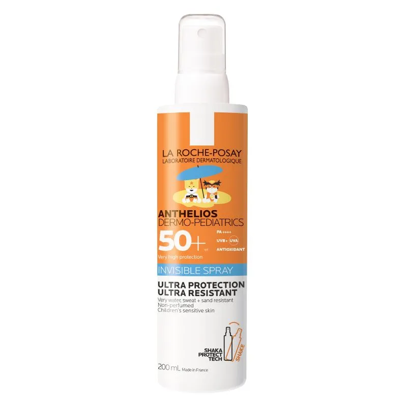 La Roche-Posay Anthelios SPF50+ спрей солнцезащитный невидимый для детей, спрей, 200 мл, 1 шт.