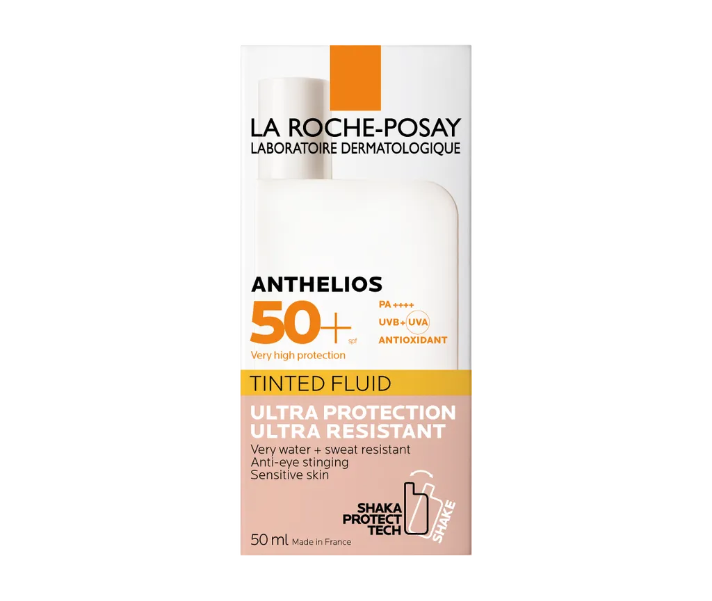 La Roche-Posay Anthelios SPF50+ флюид тонирующий солнцезащитный, крем для лица, 50 мл, 1 шт.