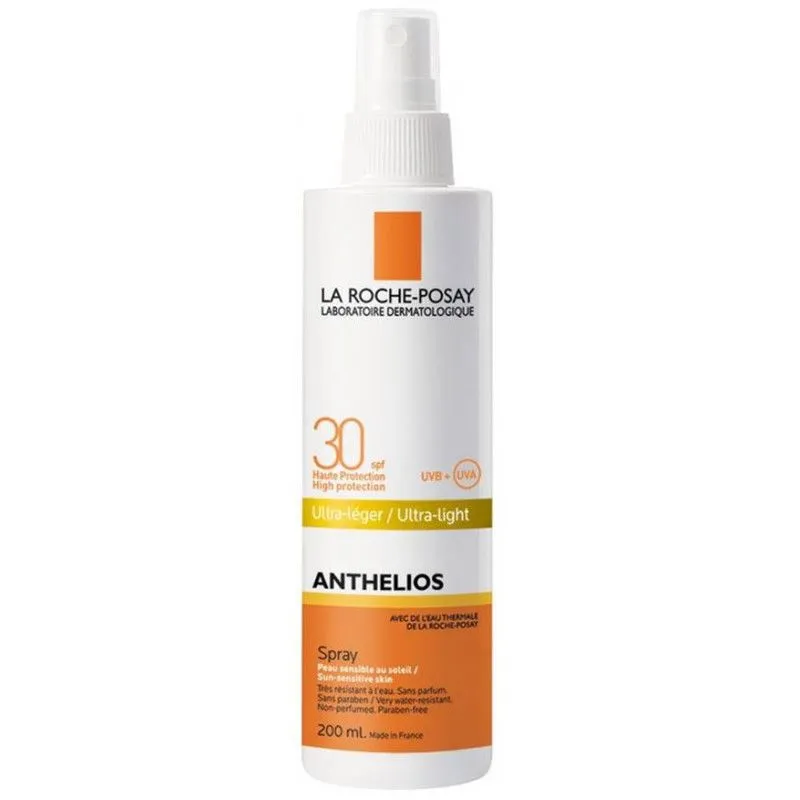 La Roche-Posay Anthelios SPF30 спрей для лица и тела, спрей для наружного применения, 200 мл, 1 шт.