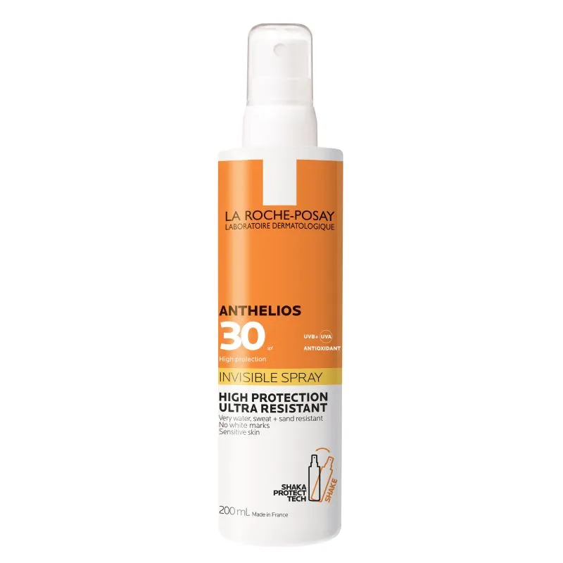 La Roche-Posay Anthelios SPF30 спрей солнцезащитный невидимый, спрей, 200 мл, 1 шт.