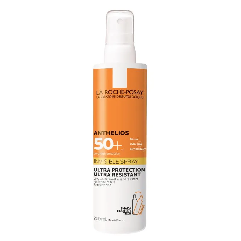 La Roche-Posay Anthelios SPF50+ спрей солнцезащитный невидимый, спрей, 200 мл, 1 шт.