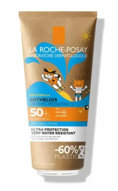 La Roche-Posay Anthelios Wet skin SPF50+ гель солнцезащитный для детей, для нанесения на влажную кожу, 200 мл, 1 шт.