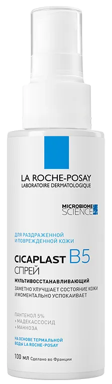 La Roche-Posay Cicaplast B5 мультивосстанавливающий спрей, спрей для местного применения, 100 мл, 1 шт.