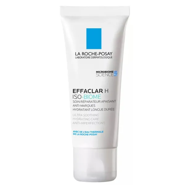 La Roche-Posay Effaclar H Iso-Biome Ультра успокаивающий уход против несовершенств, крем для лица, восстанавливающий, 40 мл, 1 шт.