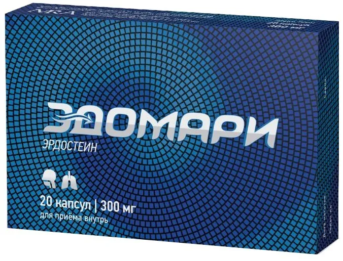 Эдомари, 300 мг, капсулы, 20 шт.