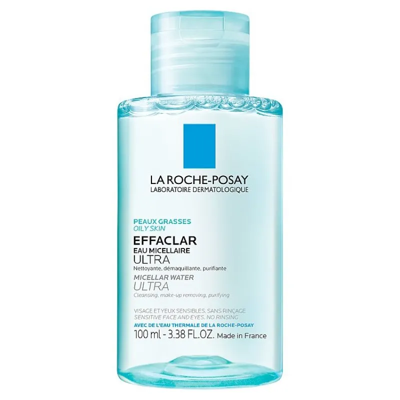 La Roche-Posay Effaclar Ultra мицеллярная вода, мицеллярная вода, для жирной и проблемной кожи, 100 мл, 1 шт.