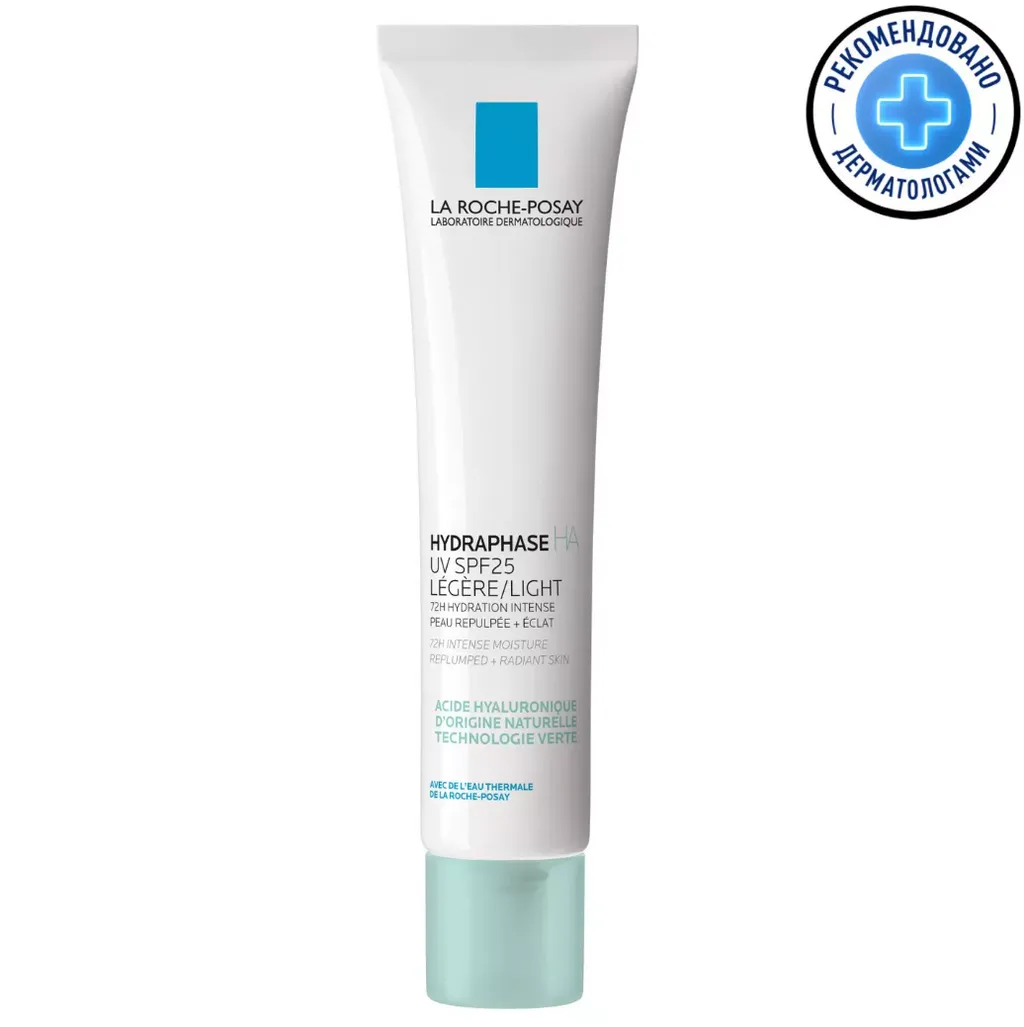 La Roche-Posay Hydraphase HA UV Флюид для обезвоженной кожи, spf 25, флюид, для нормальной и комбинированной кожи, 40 мл, 1 шт.