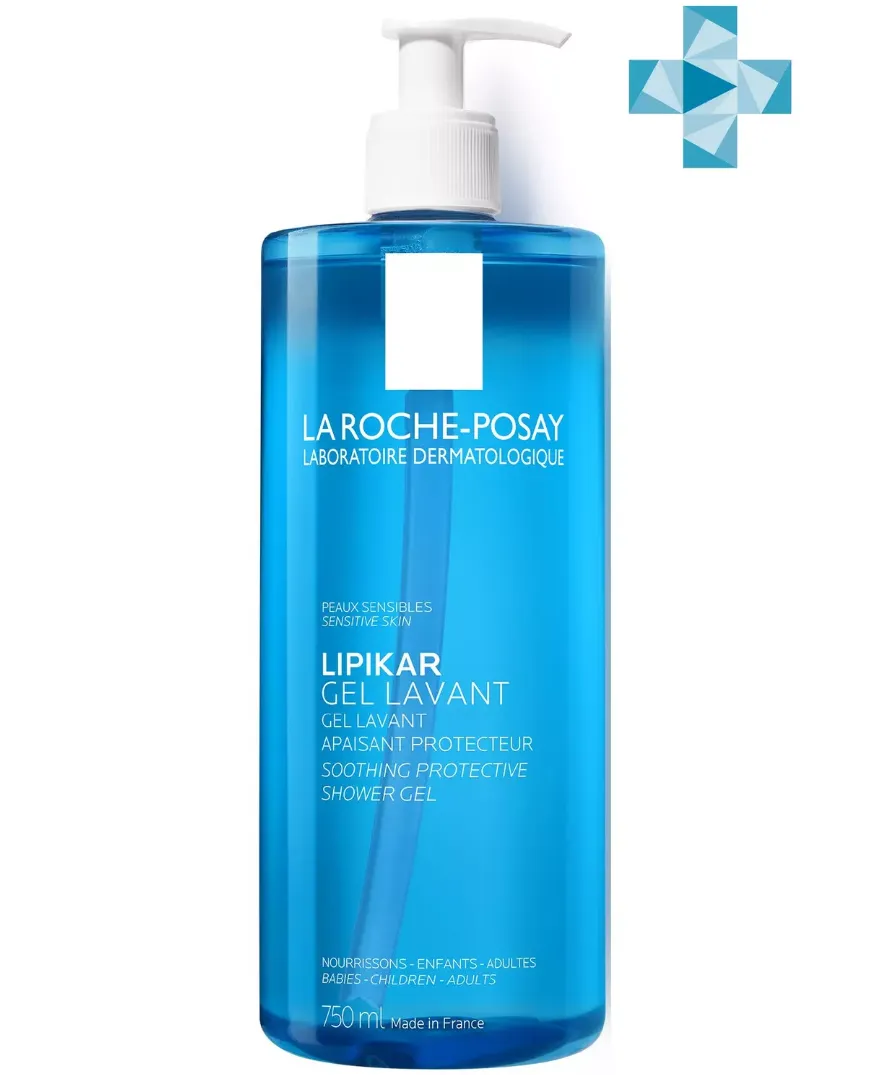 La Roche-Posay Lipikar гель для душа успокаивающий, гель для душа, с защитными свойствами, 750 мл, 1 шт.