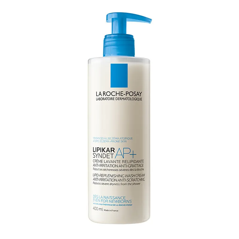 La Roche-Posay Lipikar Syndet AP+ очищающий крем-гель для лица и тела, гель для умывания, 400 мл, 1 шт.