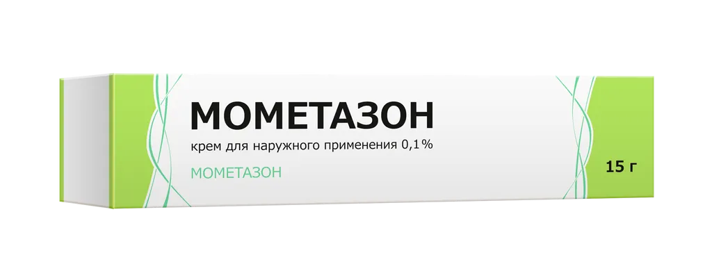 Мометазон, 0.1%, крем для наружного применения, 15 г, 1 шт.