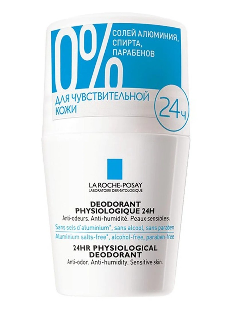 La Roche-Posay роликовый дезодорант 24 ч защиты, 50 мл, 1 шт.