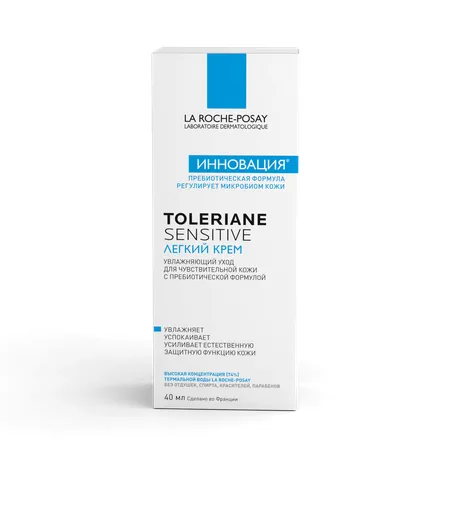 La Roche-Posay Toleriane Sensitive легкий крем, крем, 40 мл, 1 шт.