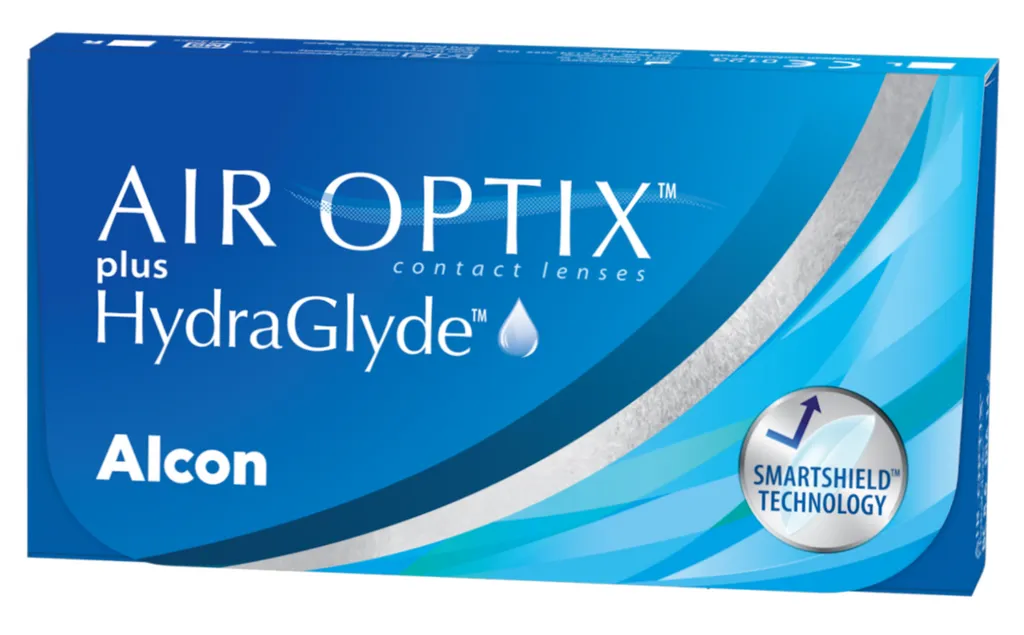 Alcon Air Optix Plus HydraGlyde Линзы контактные, BC=8,6 d=14,2, D(-4.00), 3 шт.