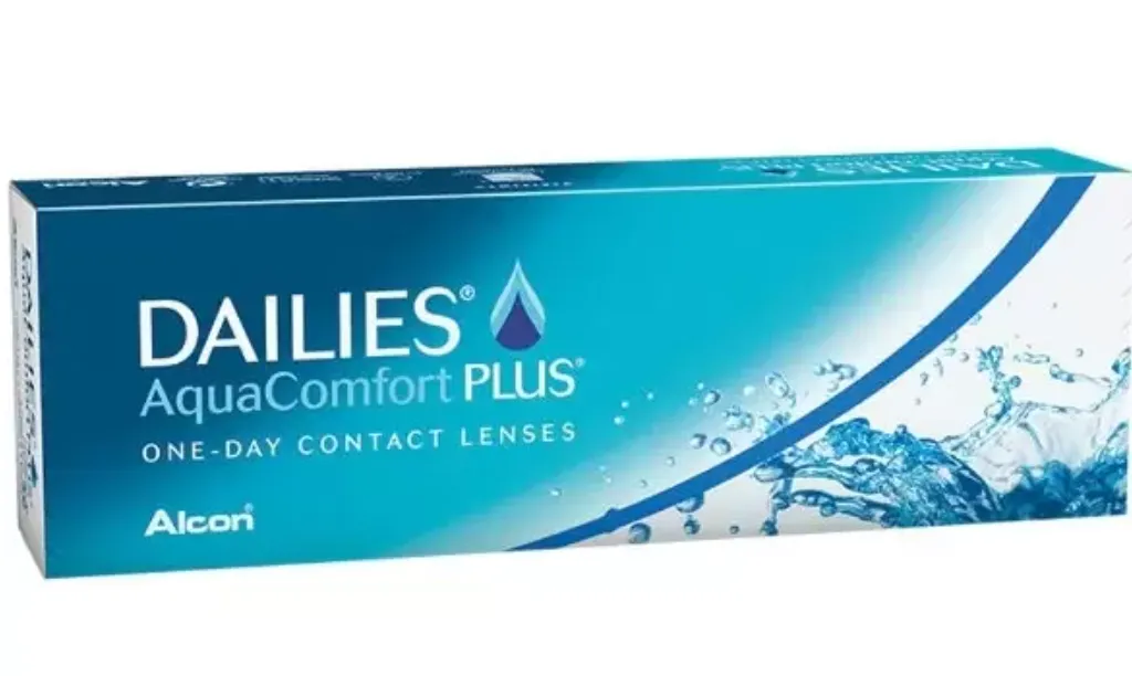 Alcon Dailies AquaComfort Plus контактные линзы однодневные, BC=8,7 d=14,0, D(-6.00), 30 шт.