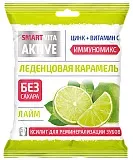 Леденцовая карамель с витамином С Smartvita, леденцы без сахара, лимон, 60 г, 1 шт.