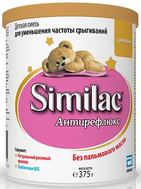 Similac Антирефлюкс, для детей с рождения, смесь молочная сухая, 375 г, 1 шт.