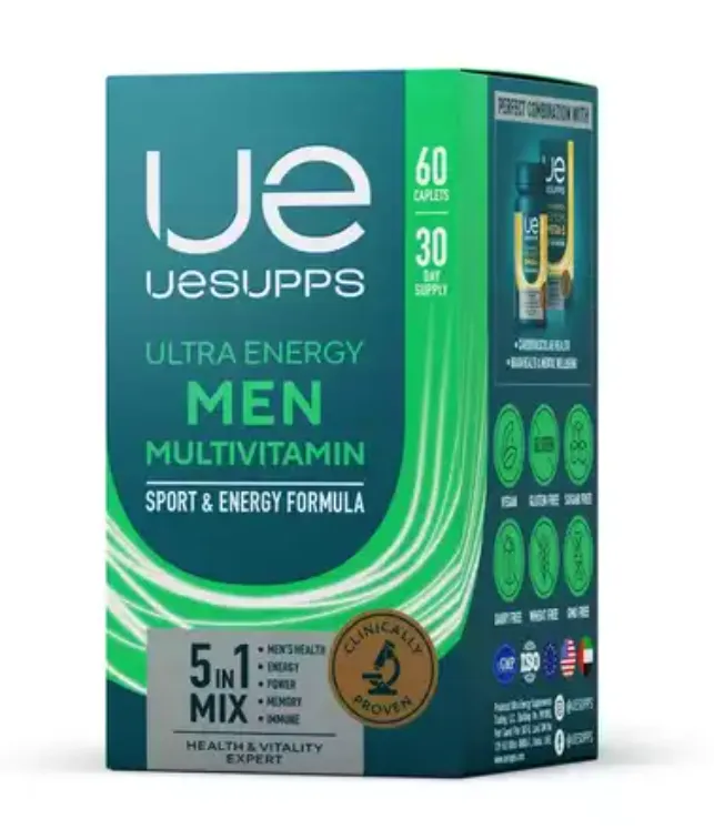 UESUPPS Ultra Energy Мен Мультивитамин, таблетки, 60 шт.