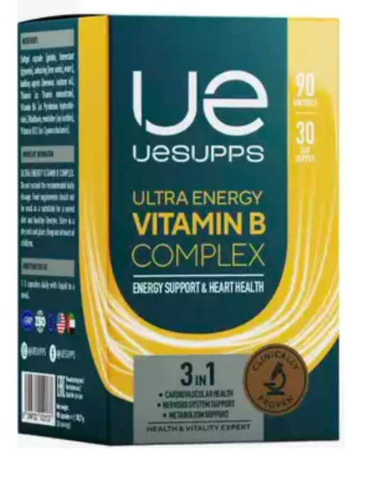 UESUPPS Ultra Energy Витамин B Комплекс, капсулы, 90 шт.