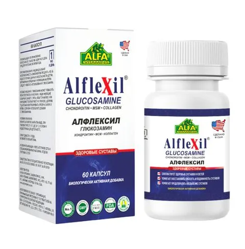 Alflexil Здоровые суставы, 1100 мг, капсулы, 60 шт.