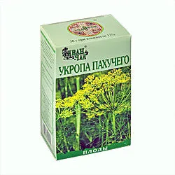 Укропа пахучего плоды, лекарственное растительное сырье, 50 г, 1 шт., Иван-Чай