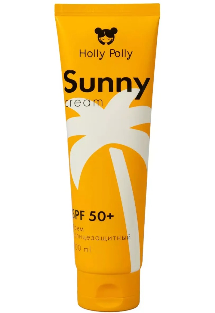 Holly Polly Солнцезащитный крем для лица и тела SPF50+, крем, 200 мл, 1 шт.