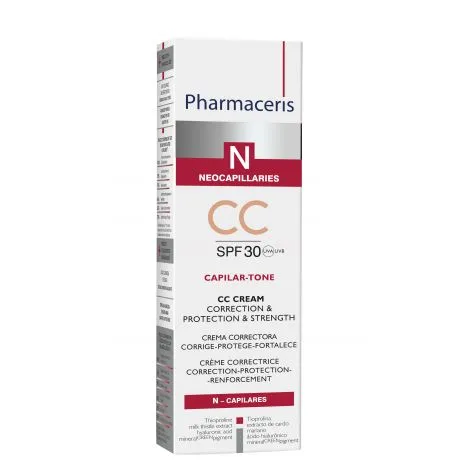 Pharmaceris N Neocapillaries CC SPF30 Крем для лица, крем для лица, от покраснений кожи, 40 мл, 1 шт.